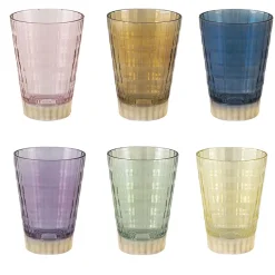 Tokyo Matt Set of 6 Soft Drink Glasses