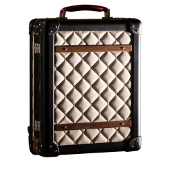 Tokyo White Quilted Backpack Trunk