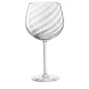 Tolomeo Ottico Torsé Transparent Red Wine Glass