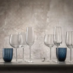 Tolomeo Ottico Transparent White Wine Glass