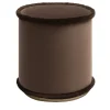 Tone On Tone Brown Pouf