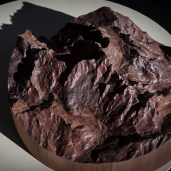 Top Topographic Side Table designed by Riccardo Vendrami