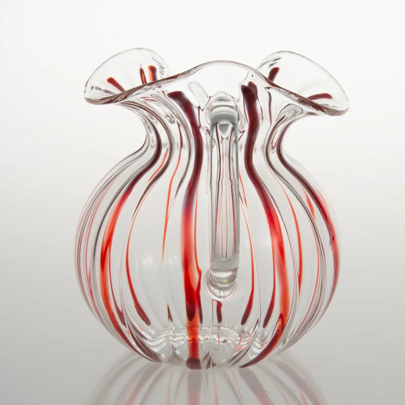 Torcello Red Striped Pitcher