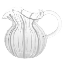 Torcello White Striped Pitcher
