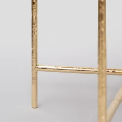 Tornielli Glossy Gold Finish Nesting Tables