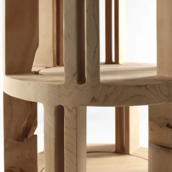 Torre Lignea 7-Shelf Cedar Bookcase by Michele De Lucchi