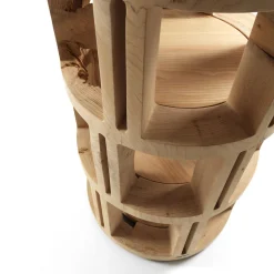 Torre Lignea 7-Shelf Cedar Bookcase by Michele De Lucchi