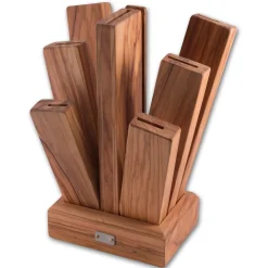 Toscano Log with Seven Knives and One Fork