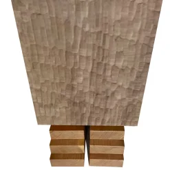 Totem Maya Scolpito Carved Cabinet by Pietro Meccani