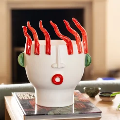 Totuccio Street Vendor of Peppers Head Vase