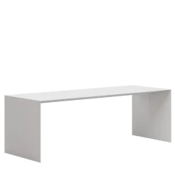 Touch Me White Iron Outdoor Desk