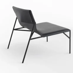Tout Le Jour Black Lounge Chair by Marc Thorpe