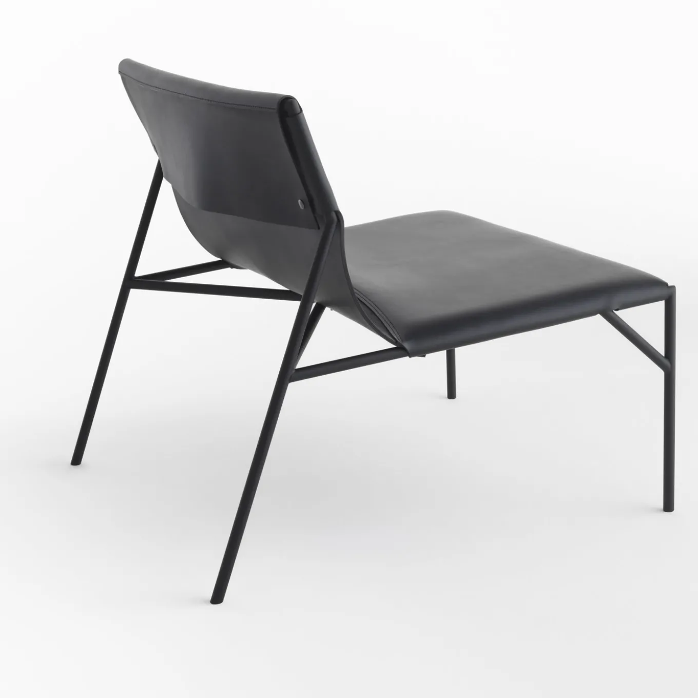 Tout Le Jour Black Lounge Chair by Marc Thorpe