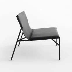 Tout Le Jour Black Lounge Chair by Marc Thorpe