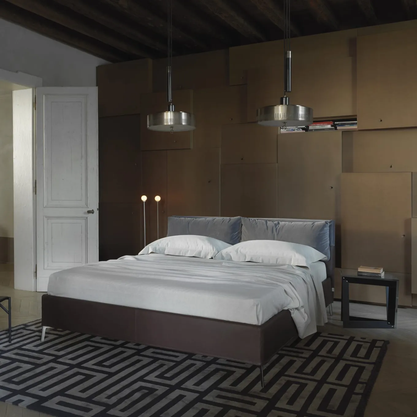 Tout Le Jour Black Lounge Chair by Marc Thorpe