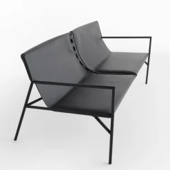 Tout Le Jour Black Sofa by Marc Thorpe