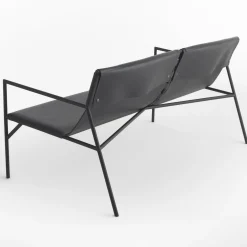 Tout Le Jour Black Sofa by Marc Thorpe