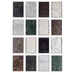 Tracce Black Marquinia Marble Decorative Panel