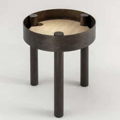 Tray Tall Round Side Table