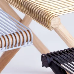 Trestle Side Table by Omri Revesz