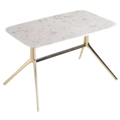 Triangle Marble Serving Table