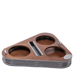 Triangular Gray Caddy Tray