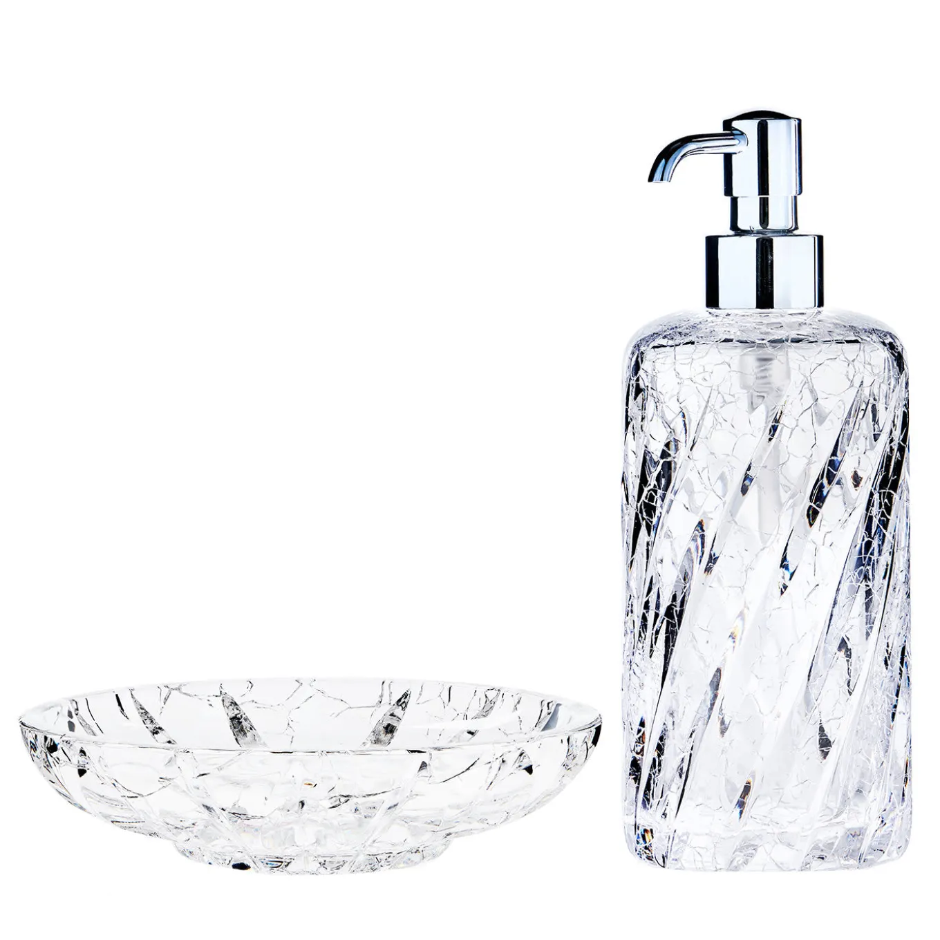 Trickerey Set of Soap Holder and Dispenser