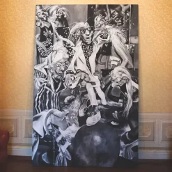 Trickynauta From Exit to Exit Acrylic Painting on Canvas