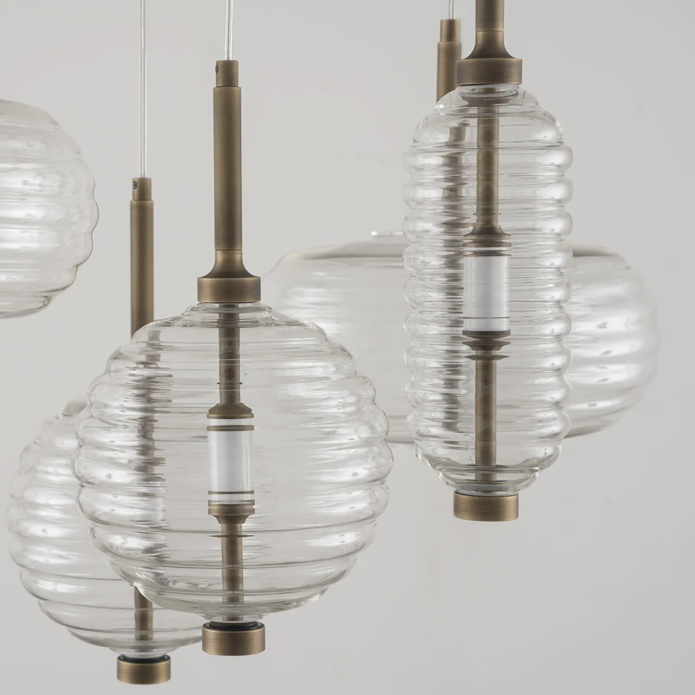 Trinity 02 Bronze Chandelier by Mike Shilov