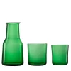 Trio X Set of Green Pitcher and 2 Glasses by Marco Zito