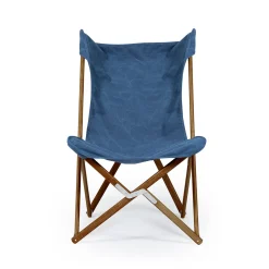 Tripolina Armchair in Blue Jeans