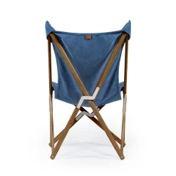 Tripolina Armchair in Blue Jeans