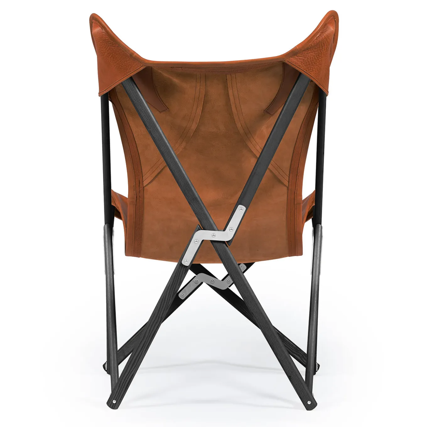 Tripolina Armchair in Brown Leather