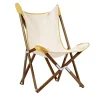 Tripolina Armchair in Cream and Mustard Yellow
