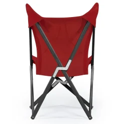 Tripolina Armchair in Red Leather