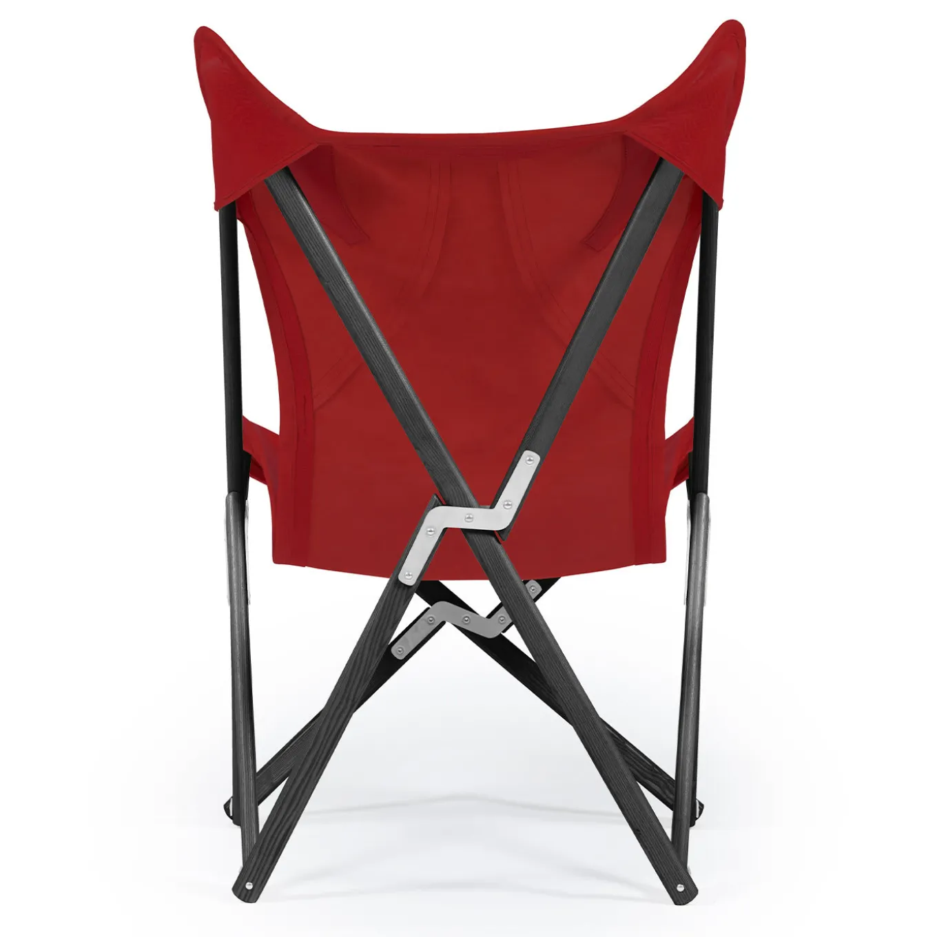 Tripolina Armchair in Red Leather