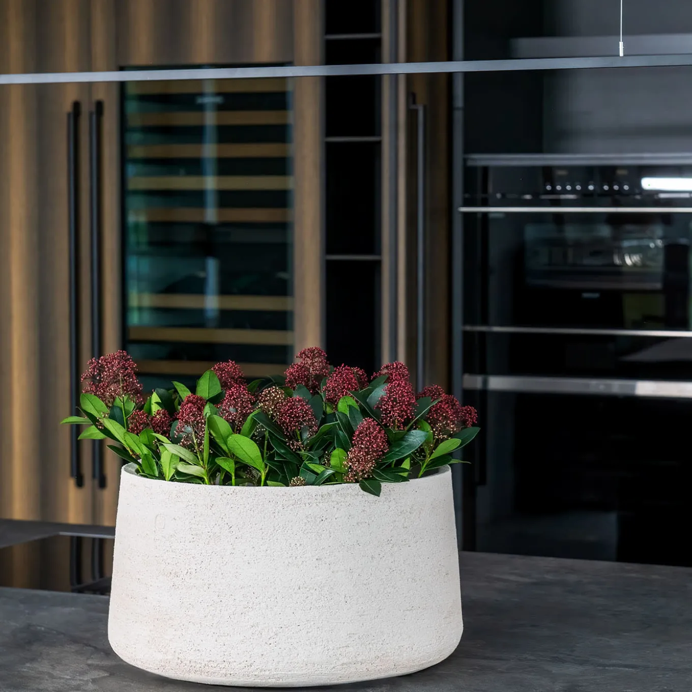 Tropea White Ceramic Vase