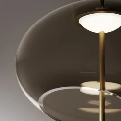 Trou Suspension Lamp In Dove Glass