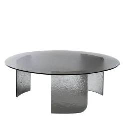Trésor Smoke Glass Coffee Table by Castello Lagravinese Studio