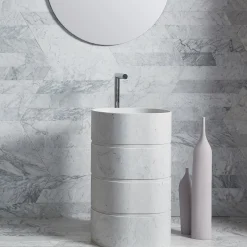 Trullo White Carrara Washbasin