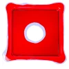 Try Tray Square Red and Purple Large Tray by Gaetano Pesce