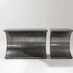 Tube Gray Metal Console