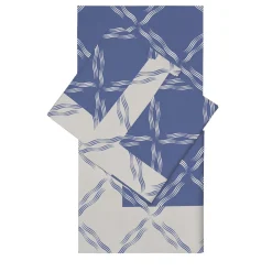 Tuffo Jacquard Assisi Blue US King Sheet Set