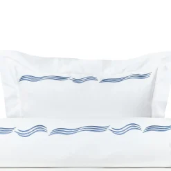 Tuffo White & Assisi Blue US King Duvet Cover