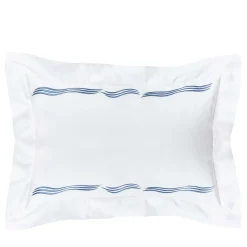 Tuffo White & Assisi Blue US King Sham