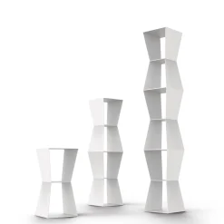 Tula XL White Bookcase