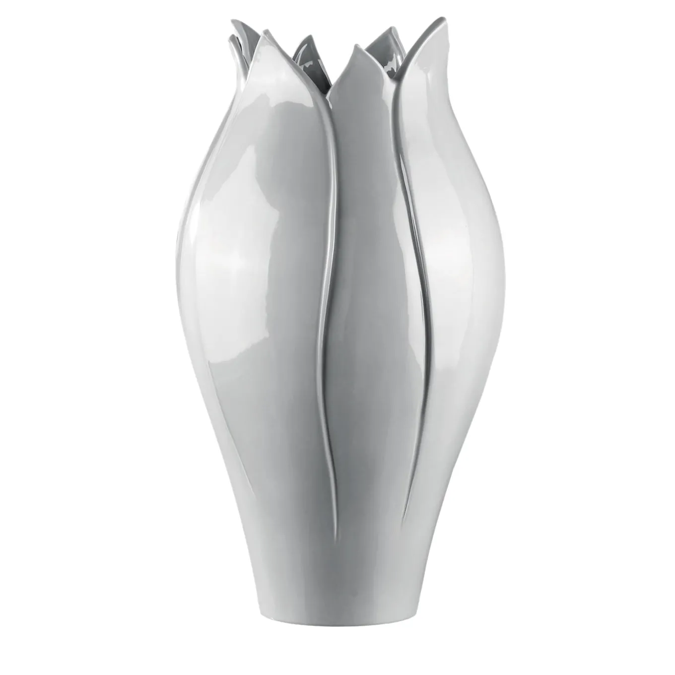 Tulipano Large White Vase