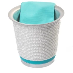 Turquoise & White Glacette