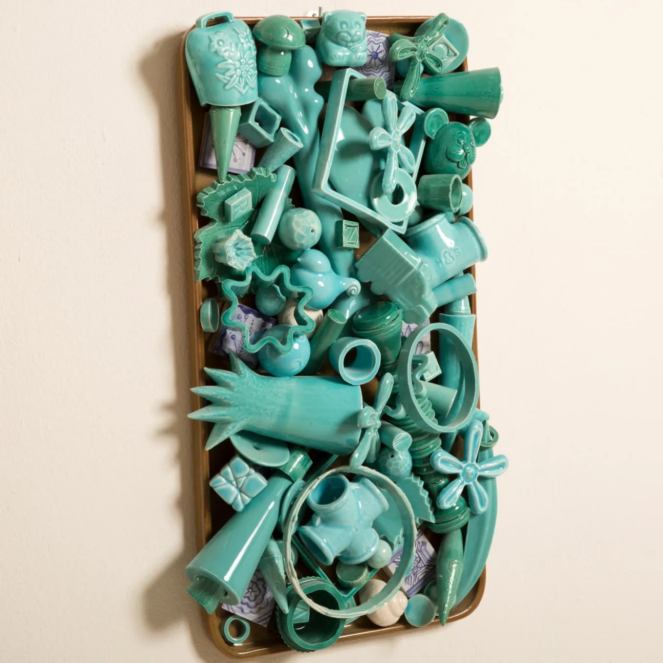 Turquoise Charms Wall Sculpture
