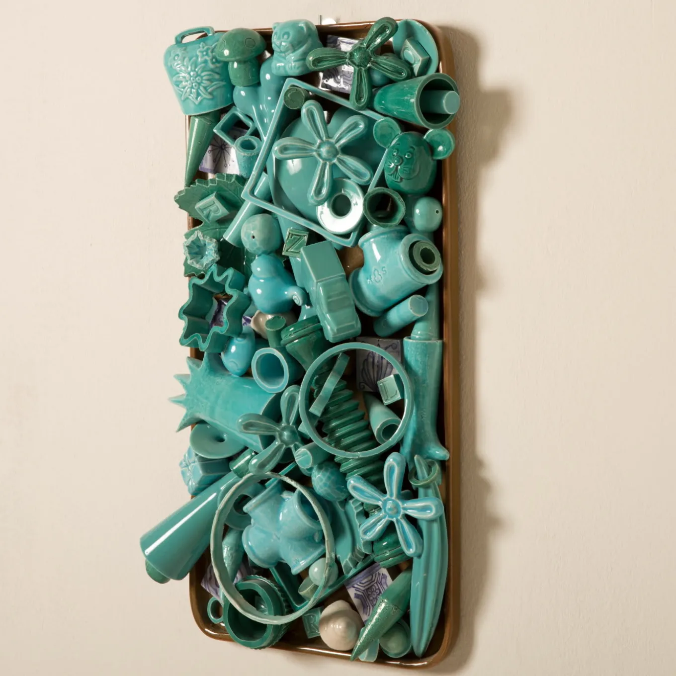 Turquoise Charms Wall Sculpture